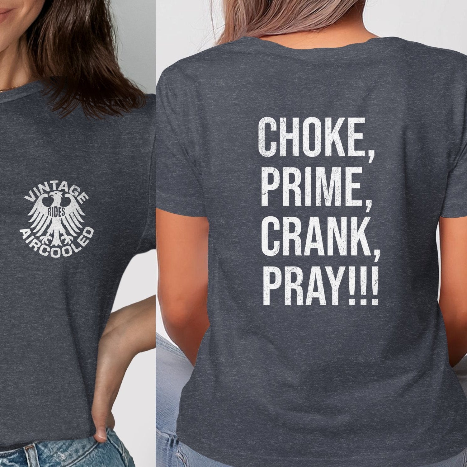 Vintage Aircooled Choke Prime Crank Pray Shirt product type