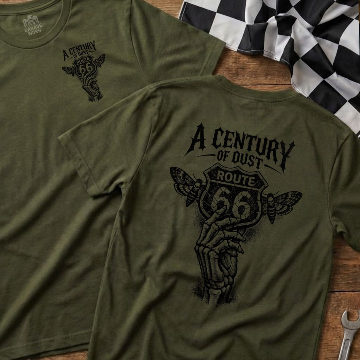 A Century Of Dust Route 66 Skeleton Hand Moths Product Type