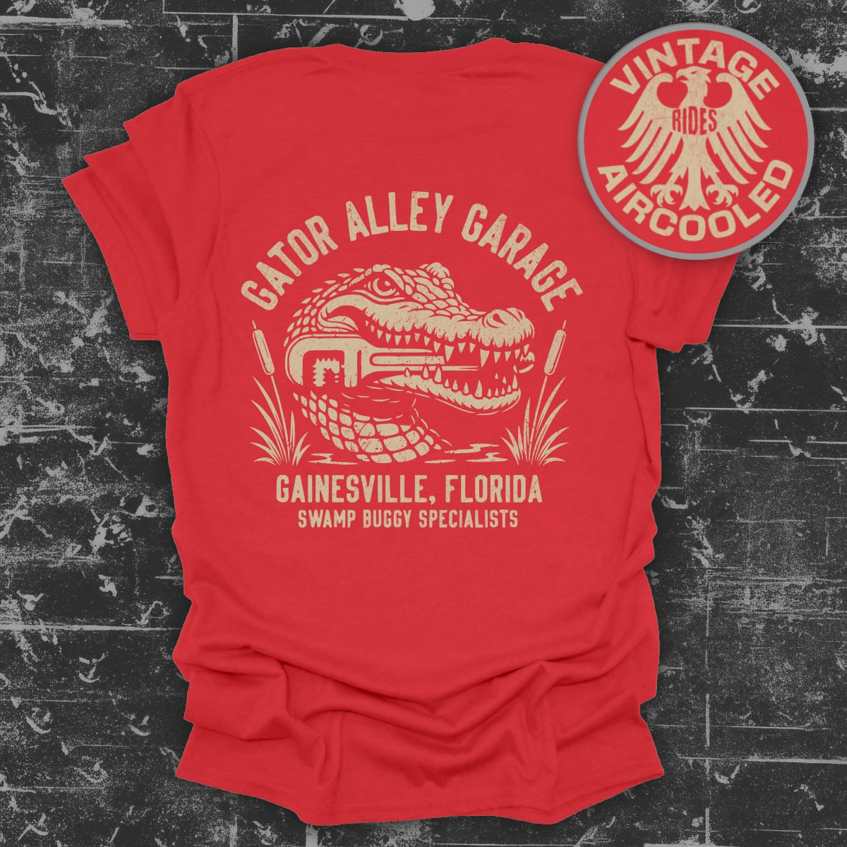 Gator Alley Garage Gainesville Florida Vintage Shirt