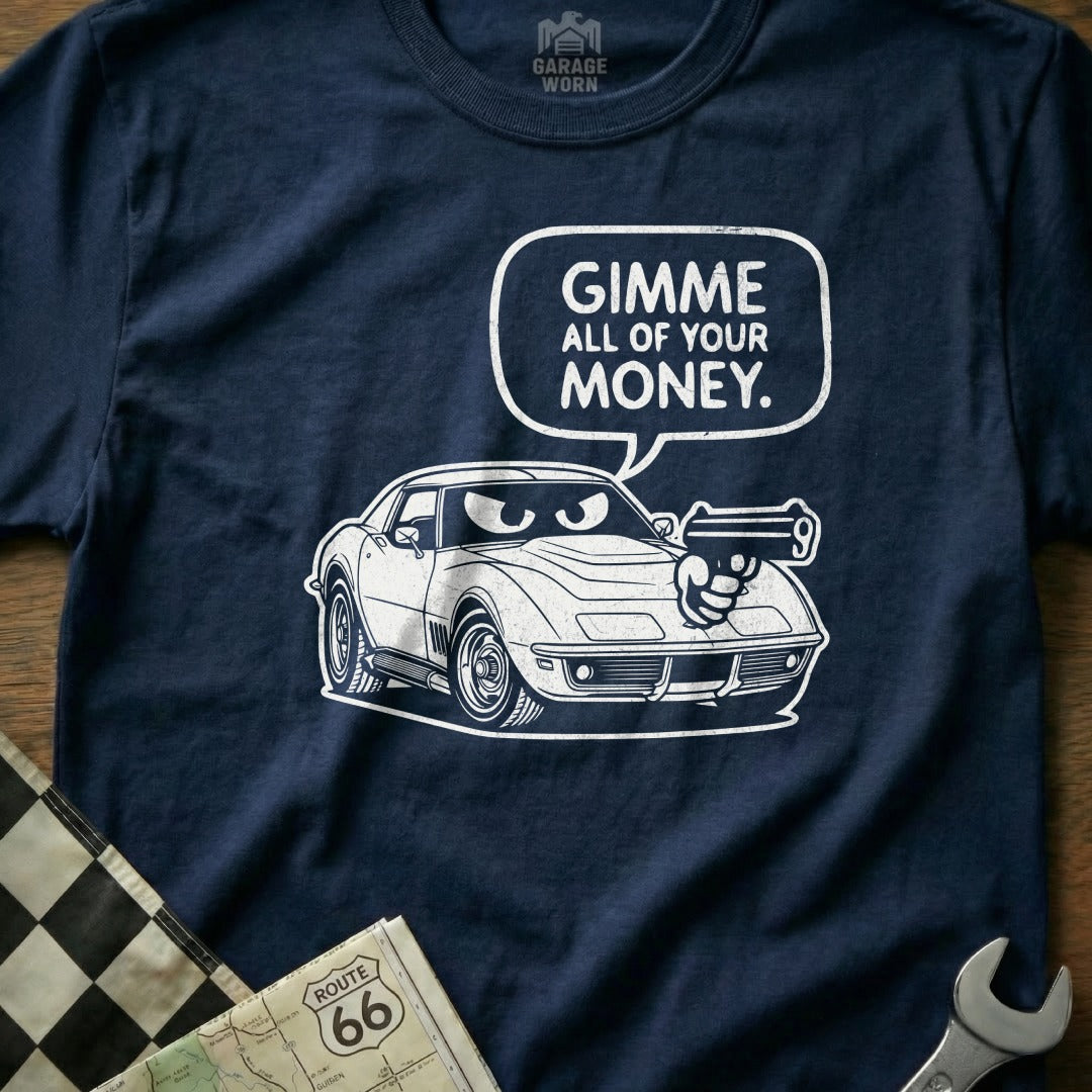 Gimme All of Your Money Classic Car Cartoon product type

Corvette
C3 Corvette
Stingray
Classic Car
Muscle Car
Gimme Money
Funny Car
Car Humor
Automotive
Hot Rod
Vintage Car
Cartoon Car
Car Guy
Gearhead
Mechanic Gift
Car Enthusiast
Retro Car
American Muscle
Auto Enthusiast
Garage Worn