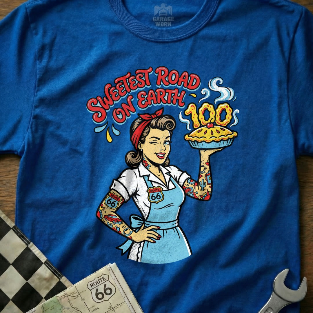 Sweetest Road On Earth Pinup Waitress Route 66 Pie 100 product type