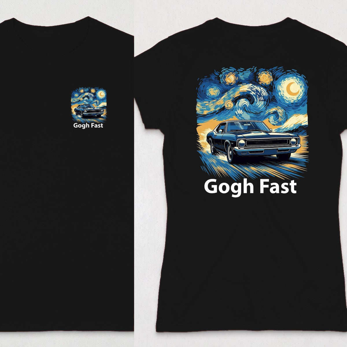 Black | Left Chest + Back