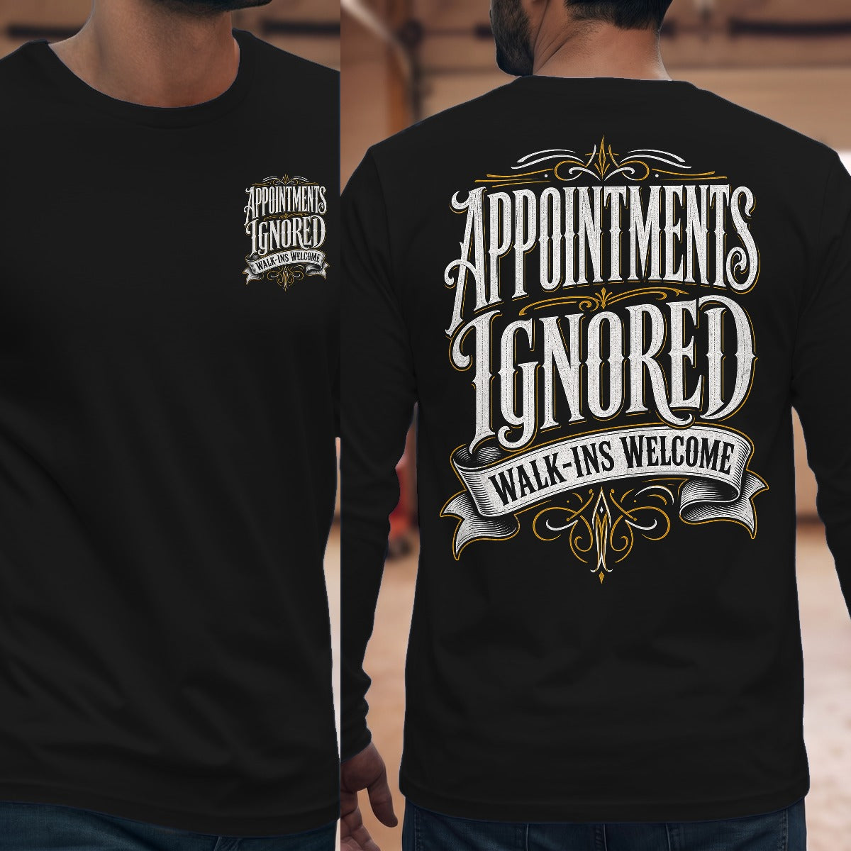 Black | Front & Back