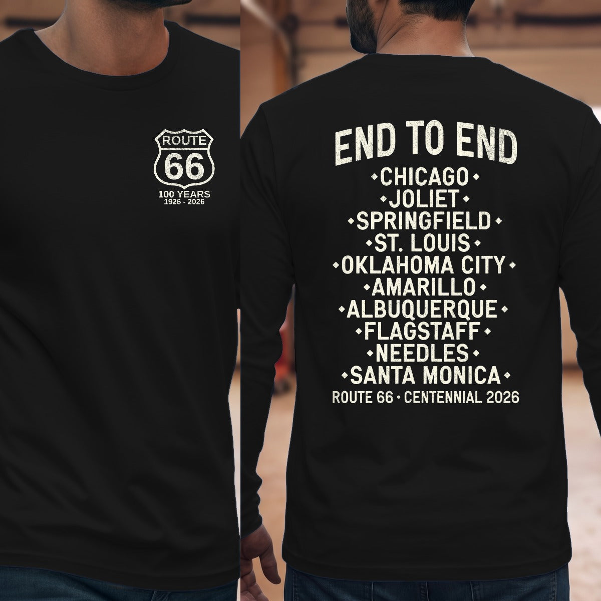 Black | Left Chest + Back