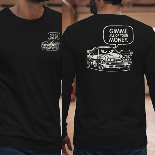 Black | Left Chest + Back