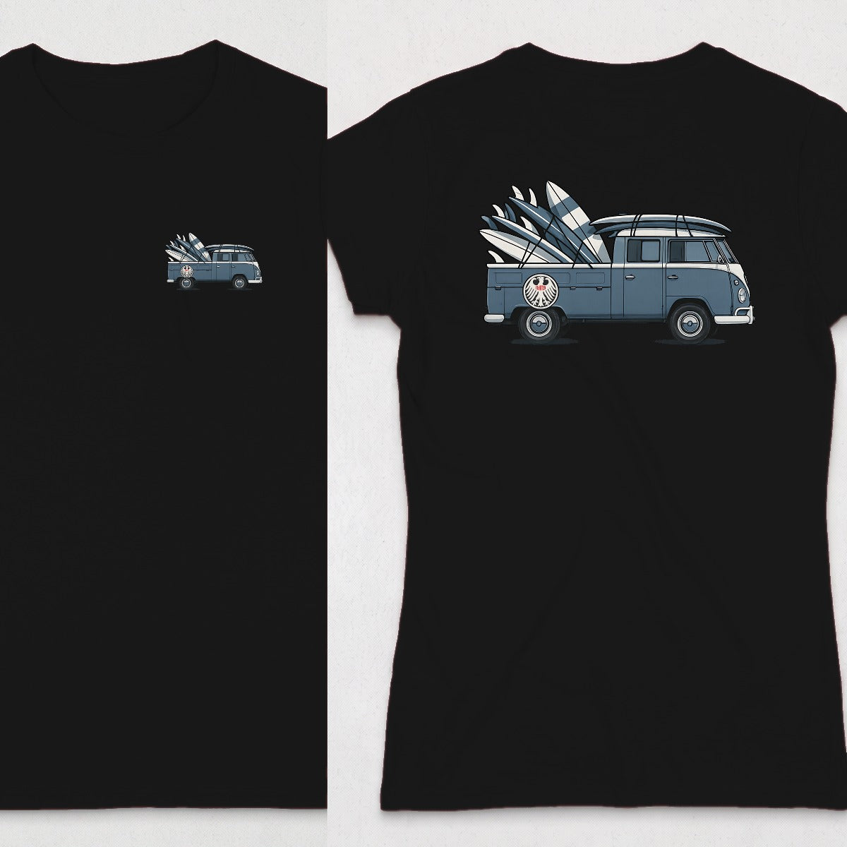 Black | Left Chest + Back