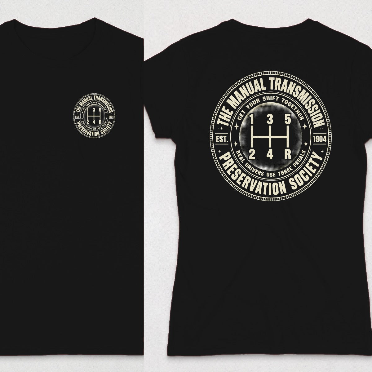 Black | Left Chest + Back