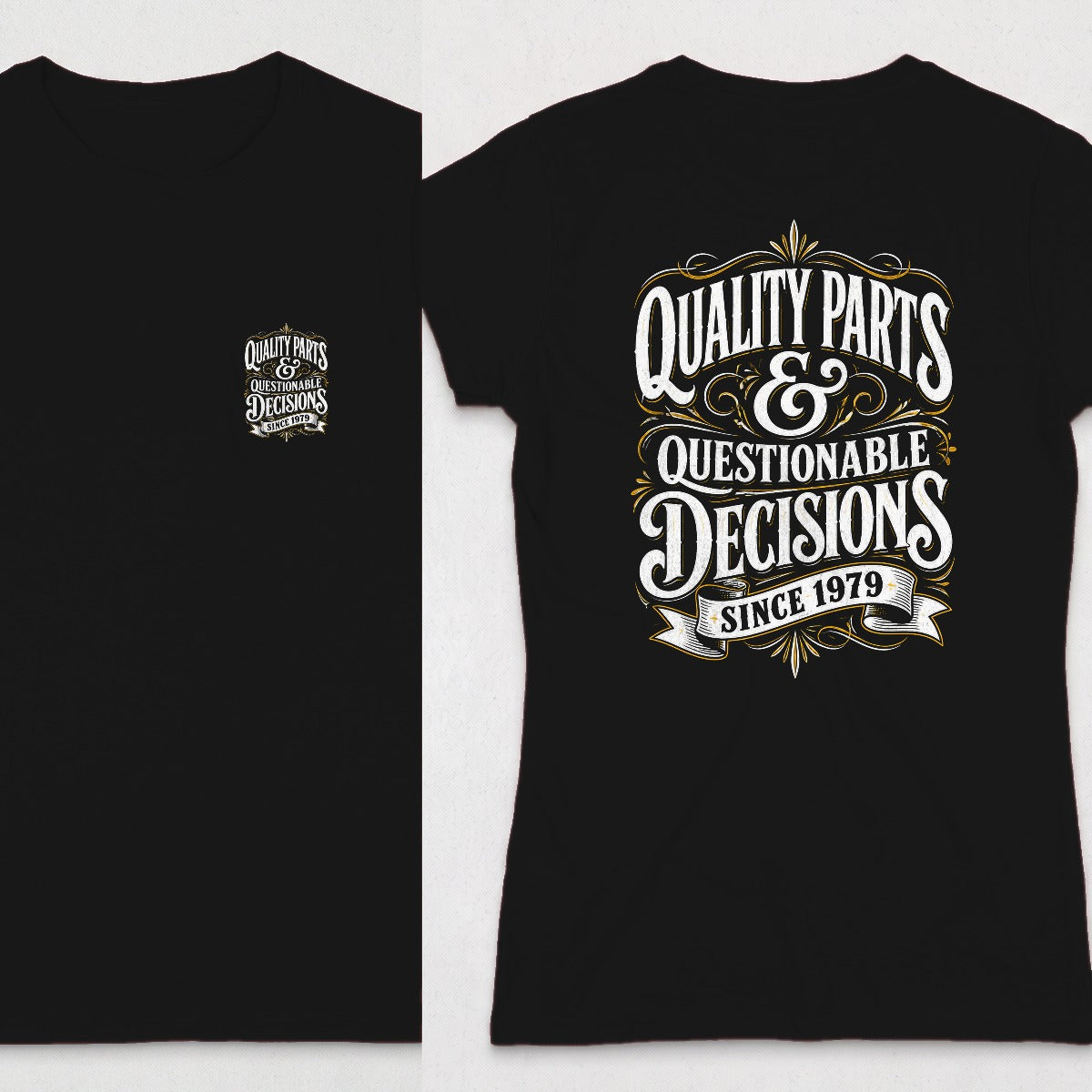 Black | Front & Back