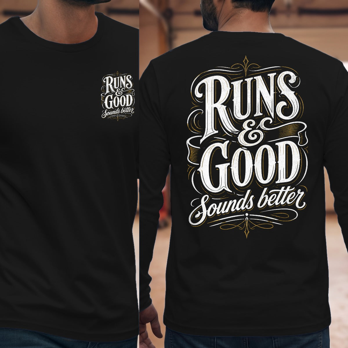 Black | Front & Back
