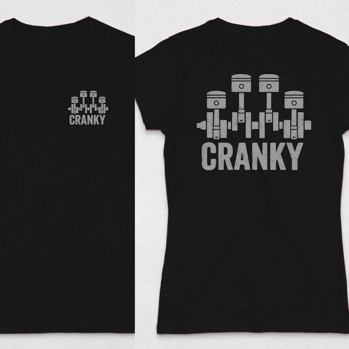 Black | Left Chest + Back