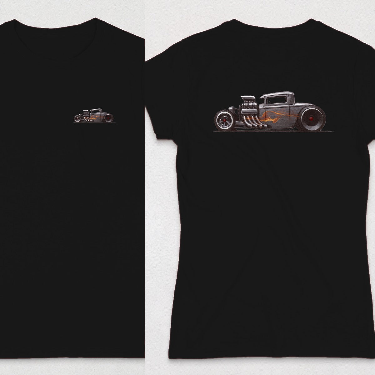 Black | Left Chest + Back