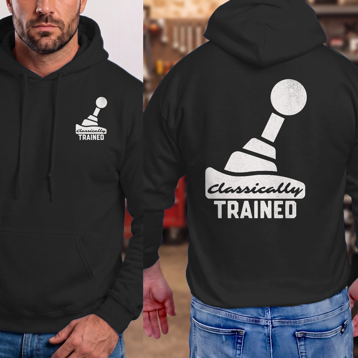 Black | Left Chest + Back