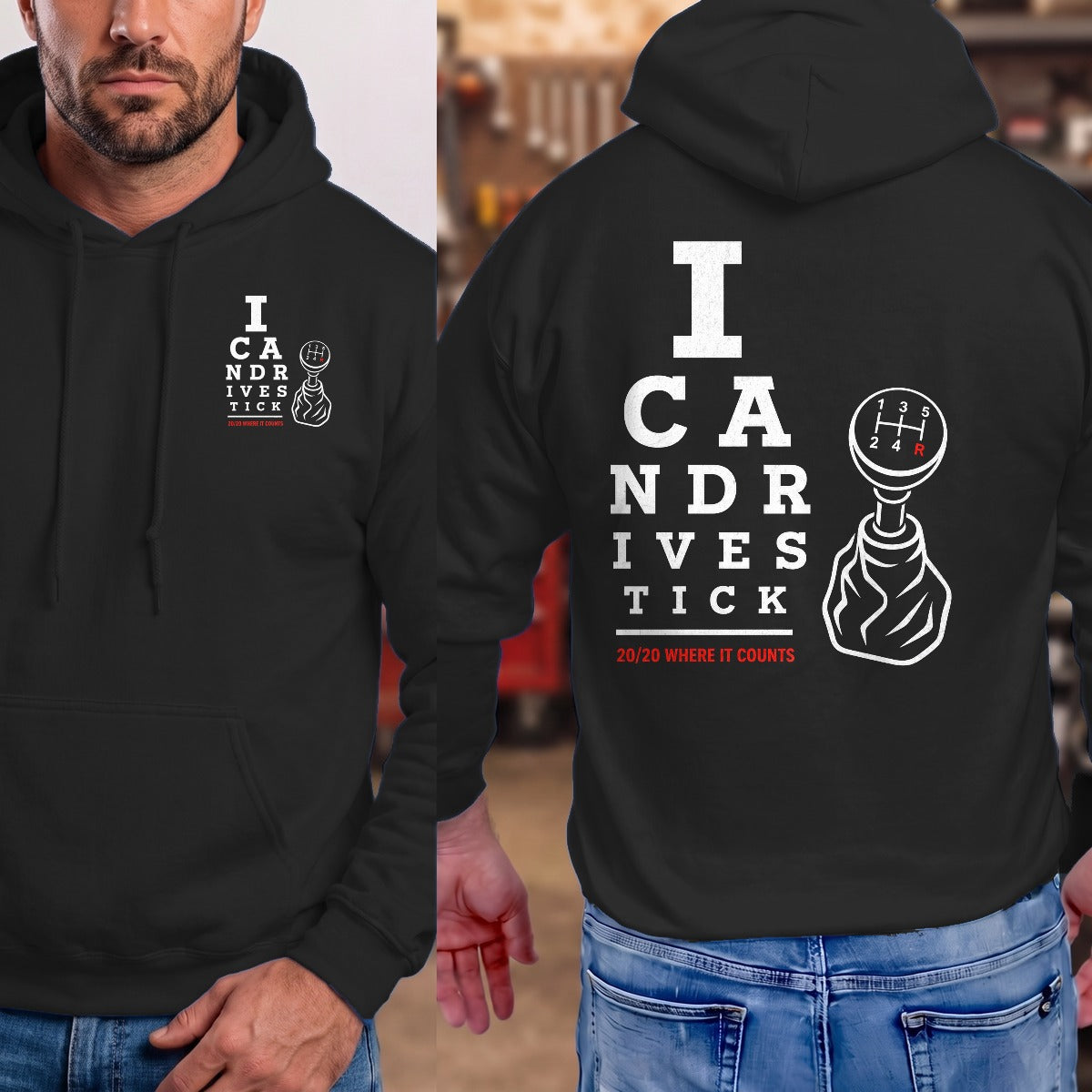 Black | Left Chest + Back