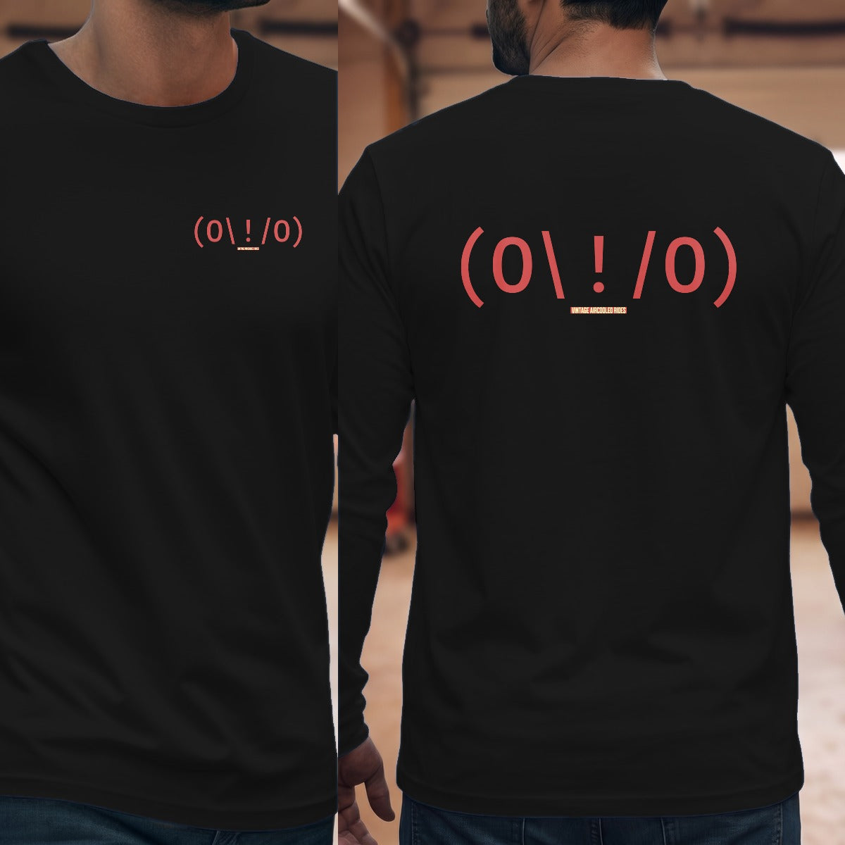 Black | Left Chest + Back