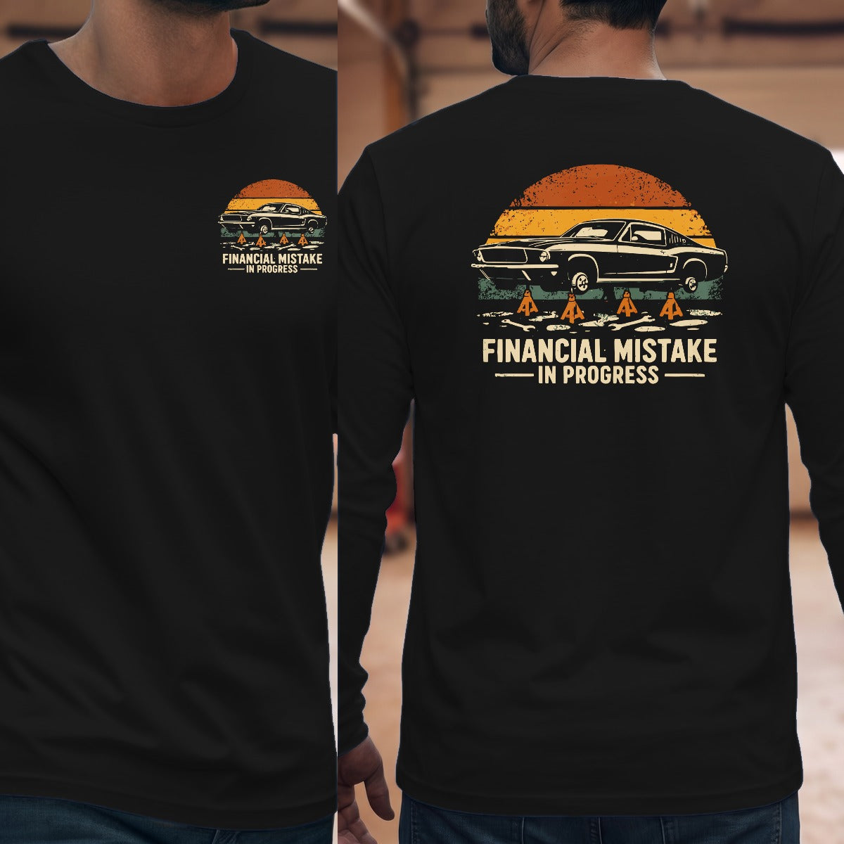Black | Left Chest + Back