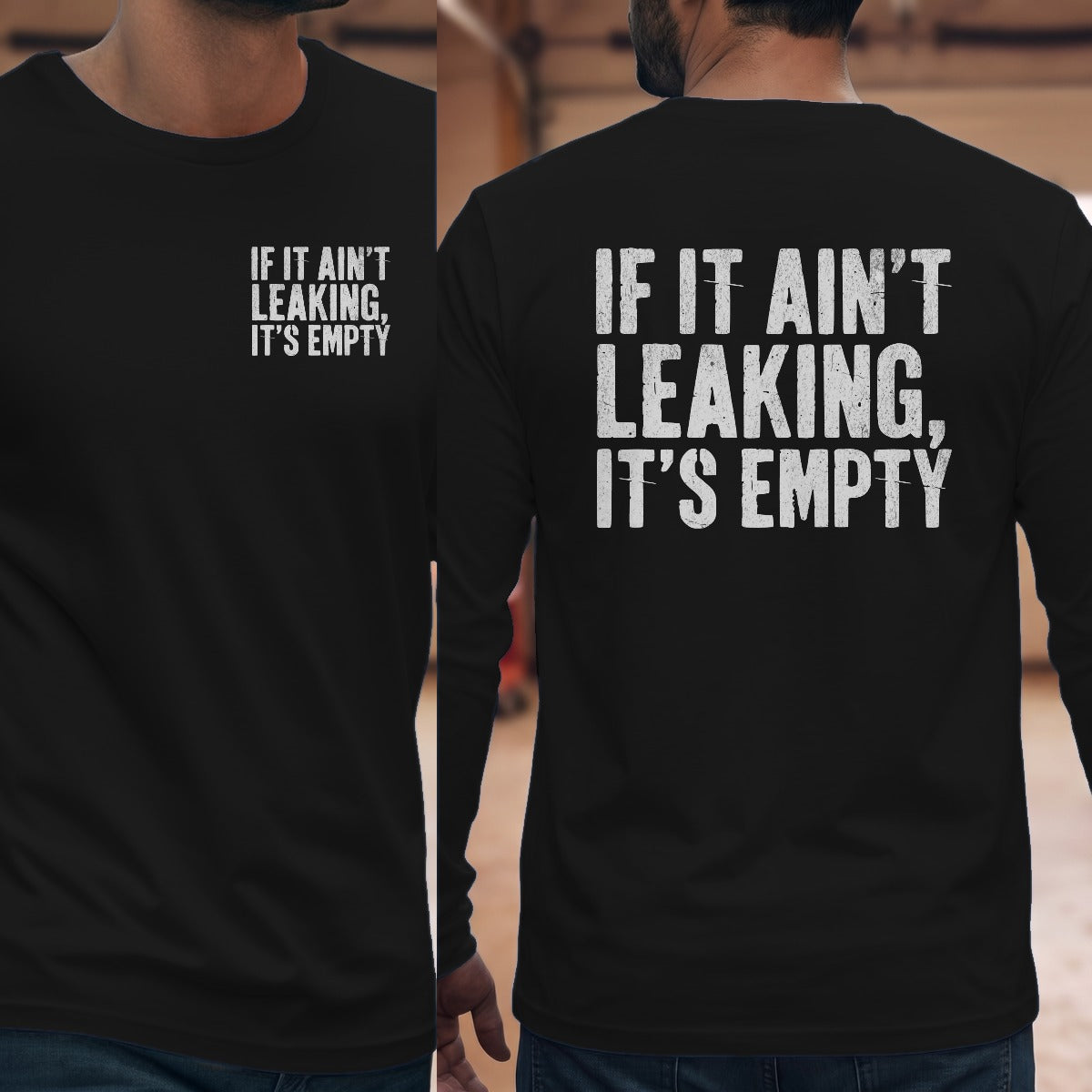 Black | Left Chest + Back