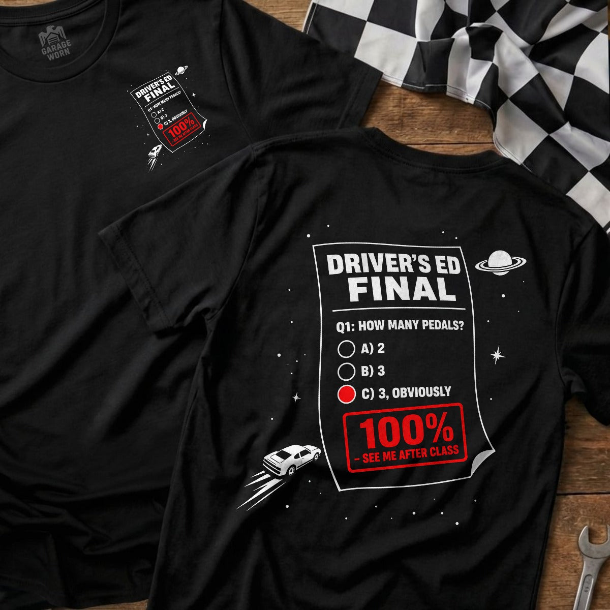 Black | Front & Back