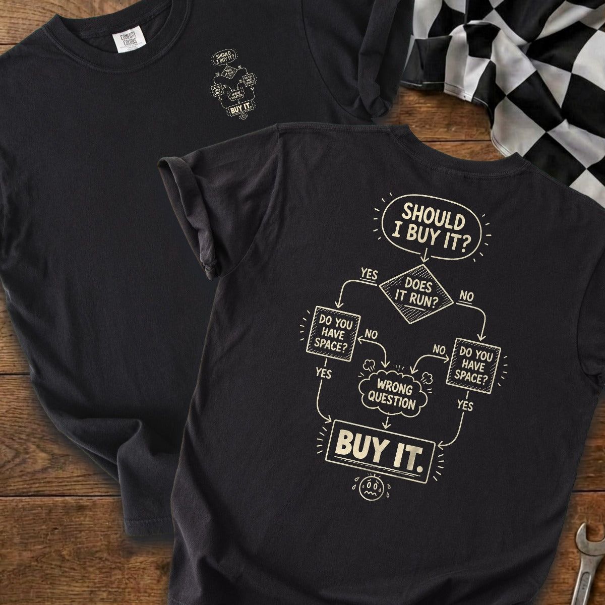 Black | Front & Back