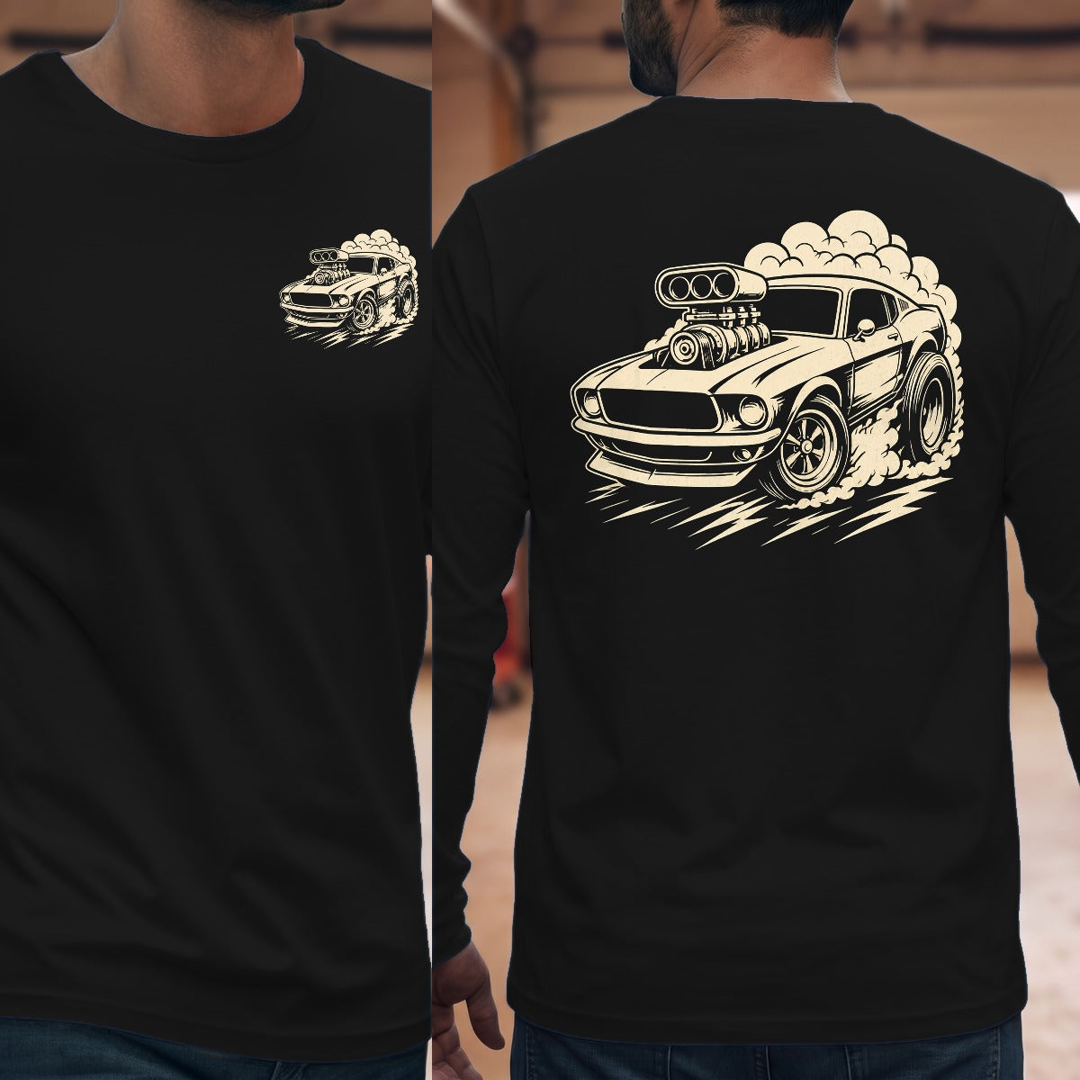 Black | Front & Back