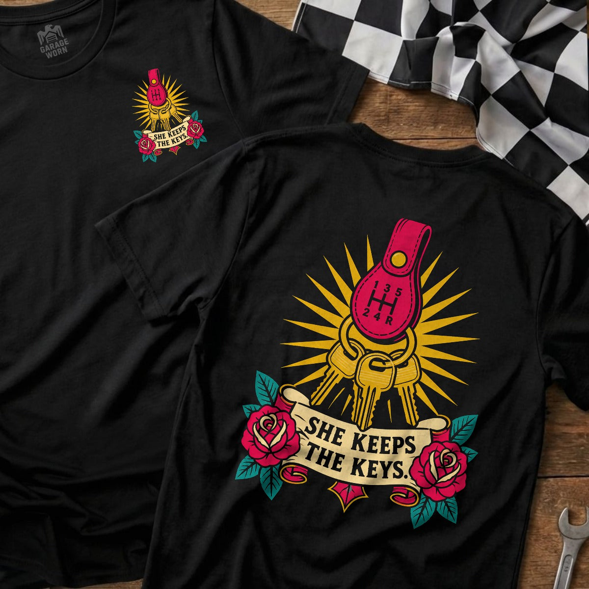 Black | Front & Back