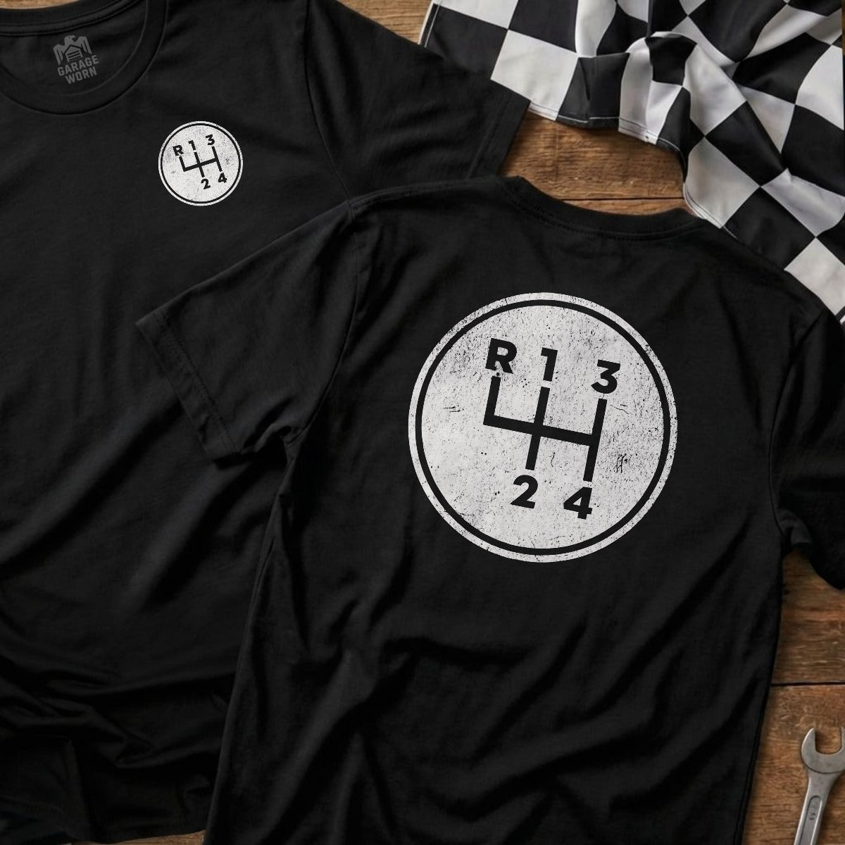 Black | Left Chest + Back