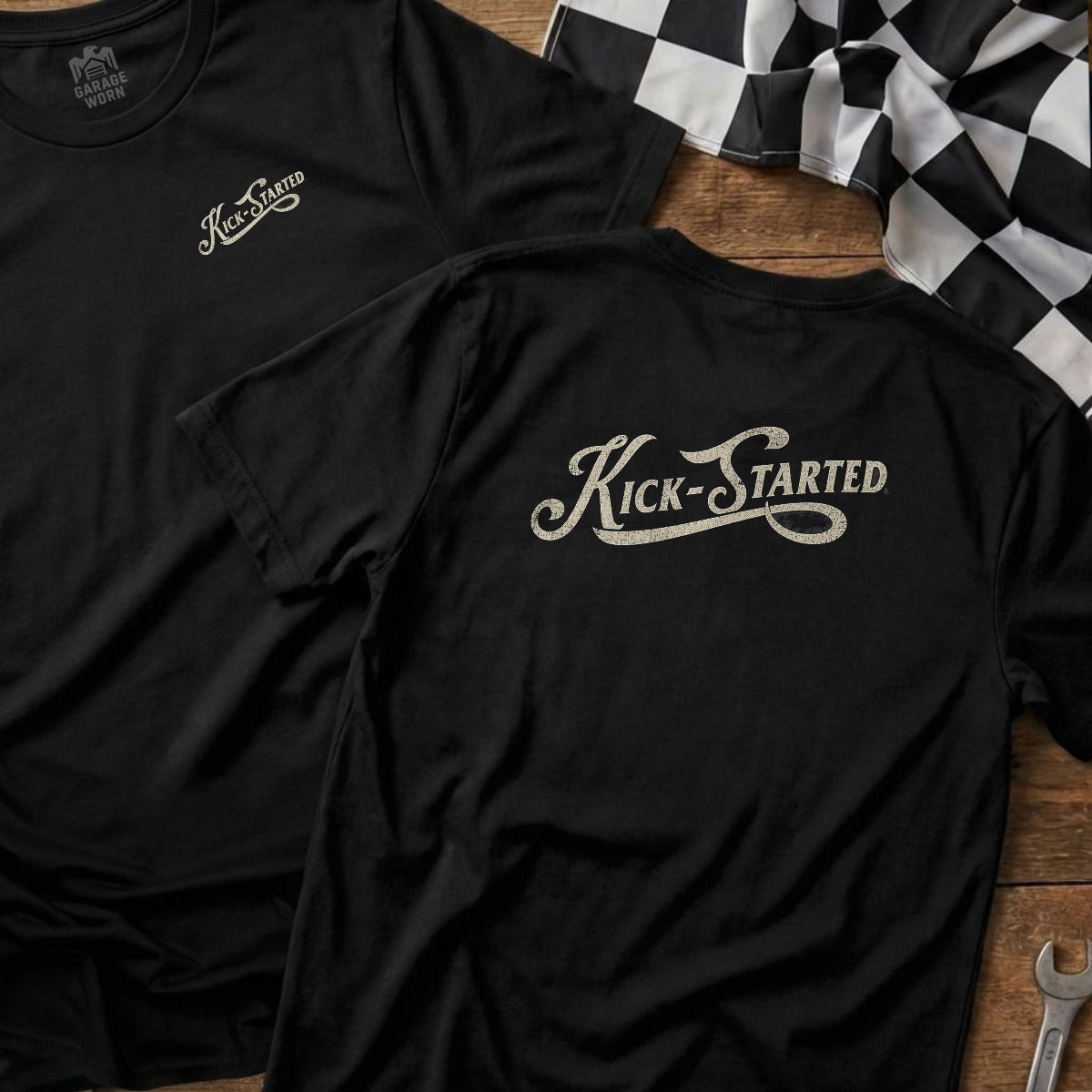 Black | Left Chest + Back