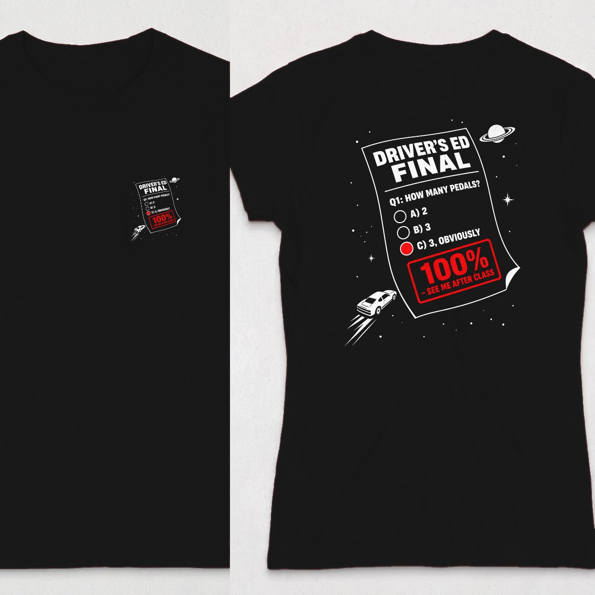 Black | Front & Back