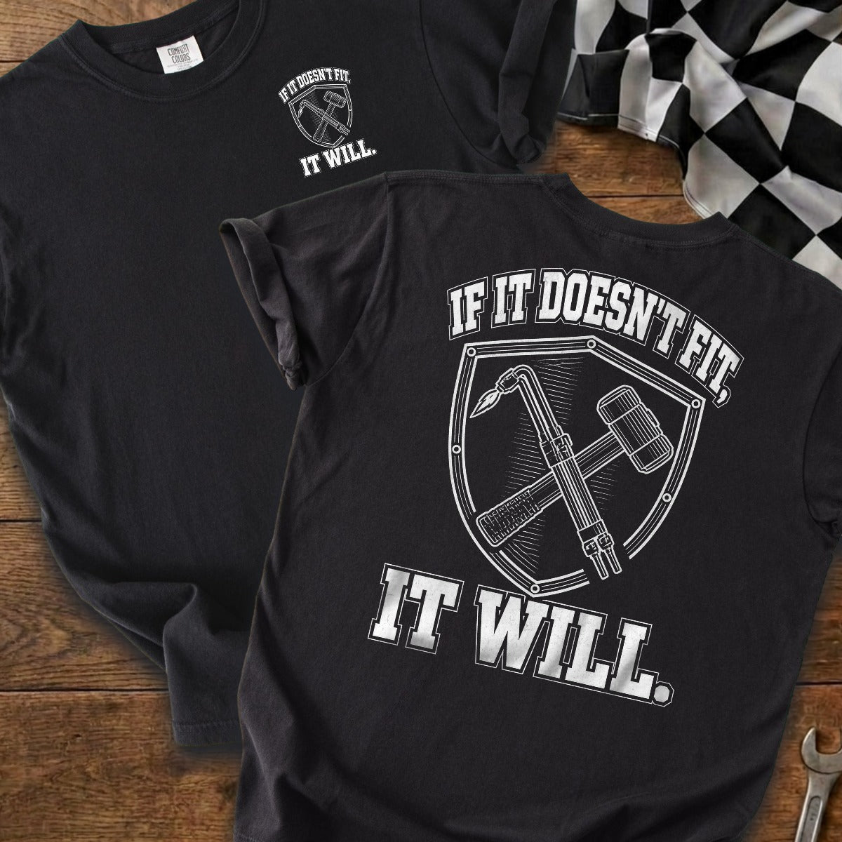Black | Front & Back