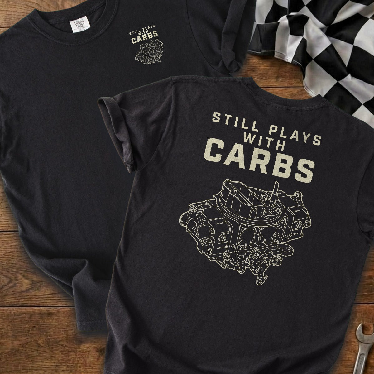 Black | Left Chest + Back