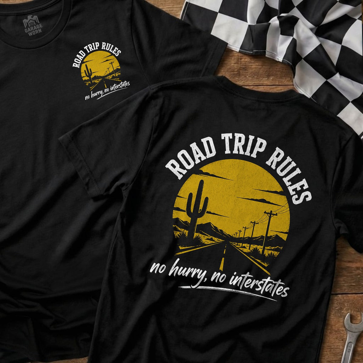 Black | Front & Back