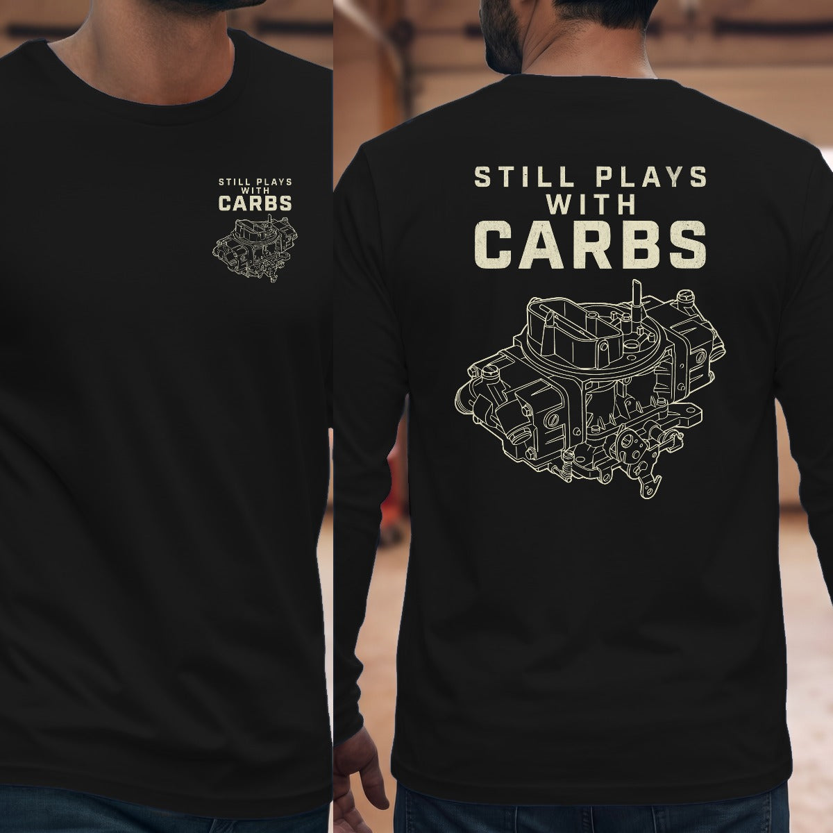 Black | Left Chest + Back