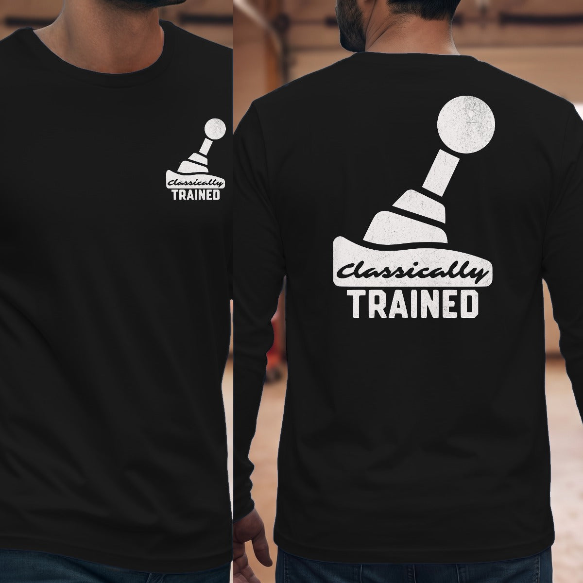 Black | Left Chest + Back