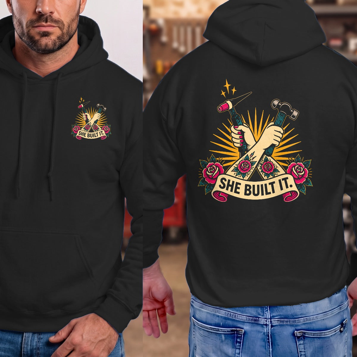Black | Front & Back