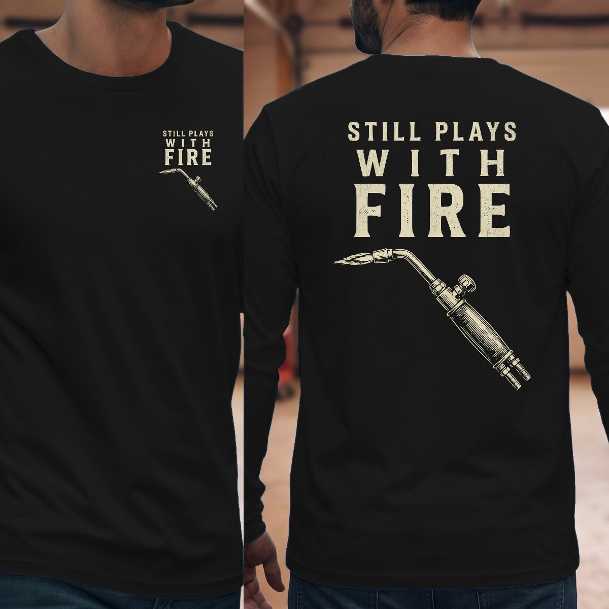 Black | Left Chest + Back
