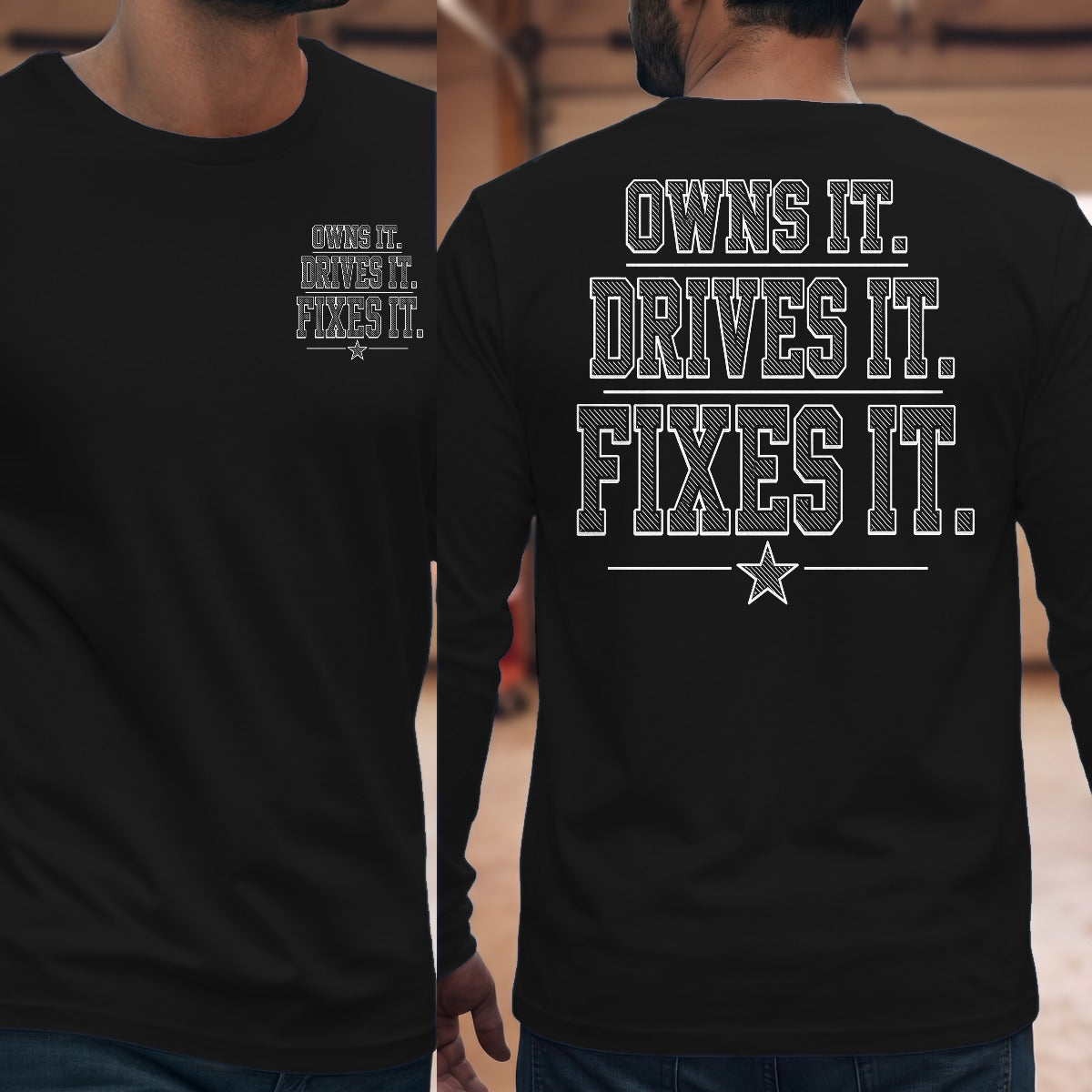 Black | Front & Back