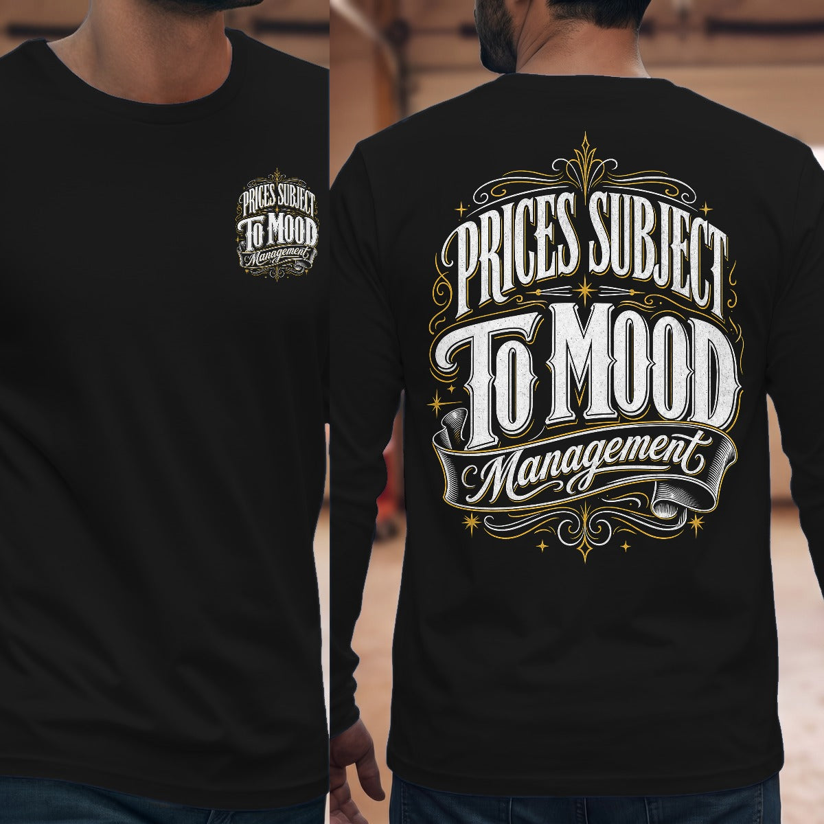 Black | Front & Back