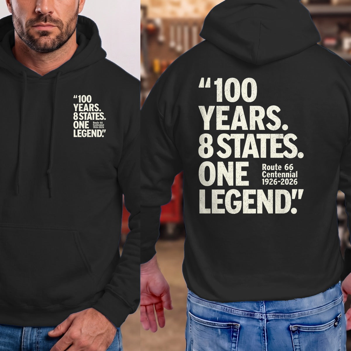 Black | Front & Back