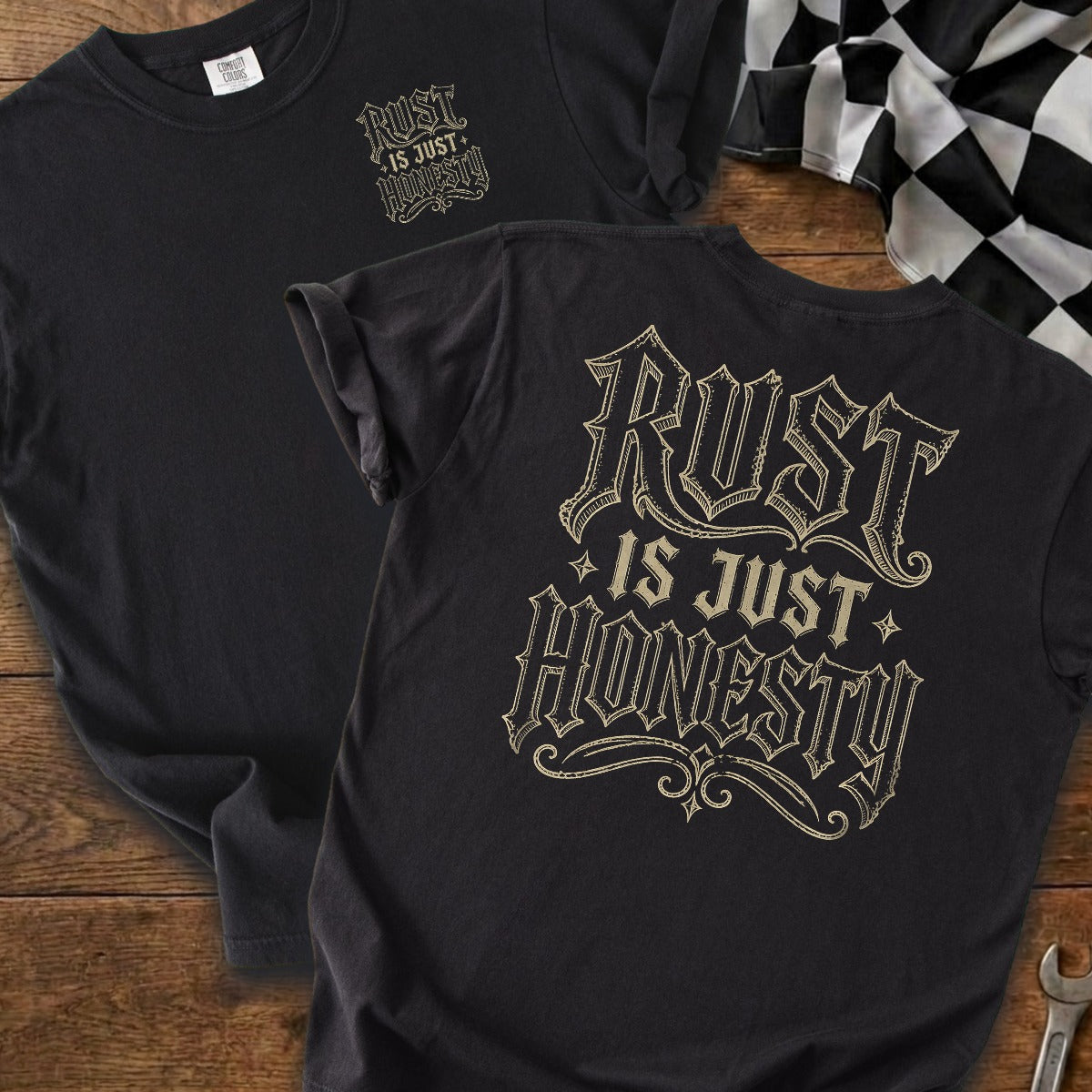 Black | Front & Back