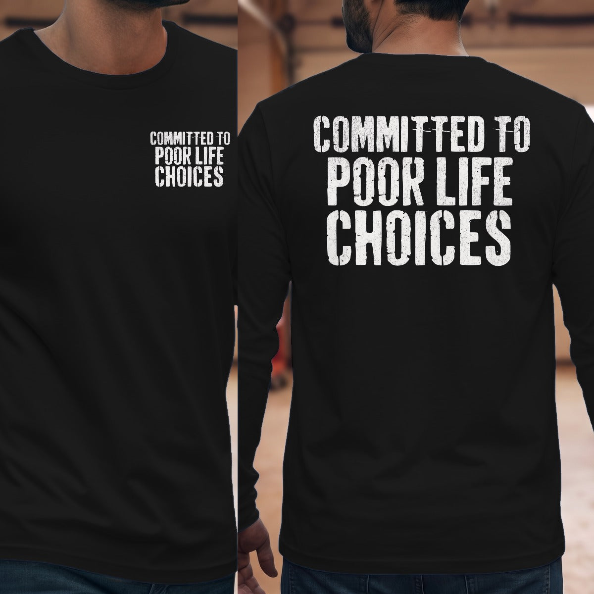 Black | Front & Back