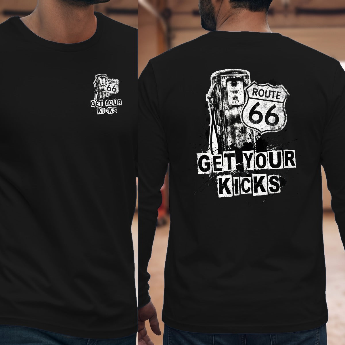Black | Left Chest + Back