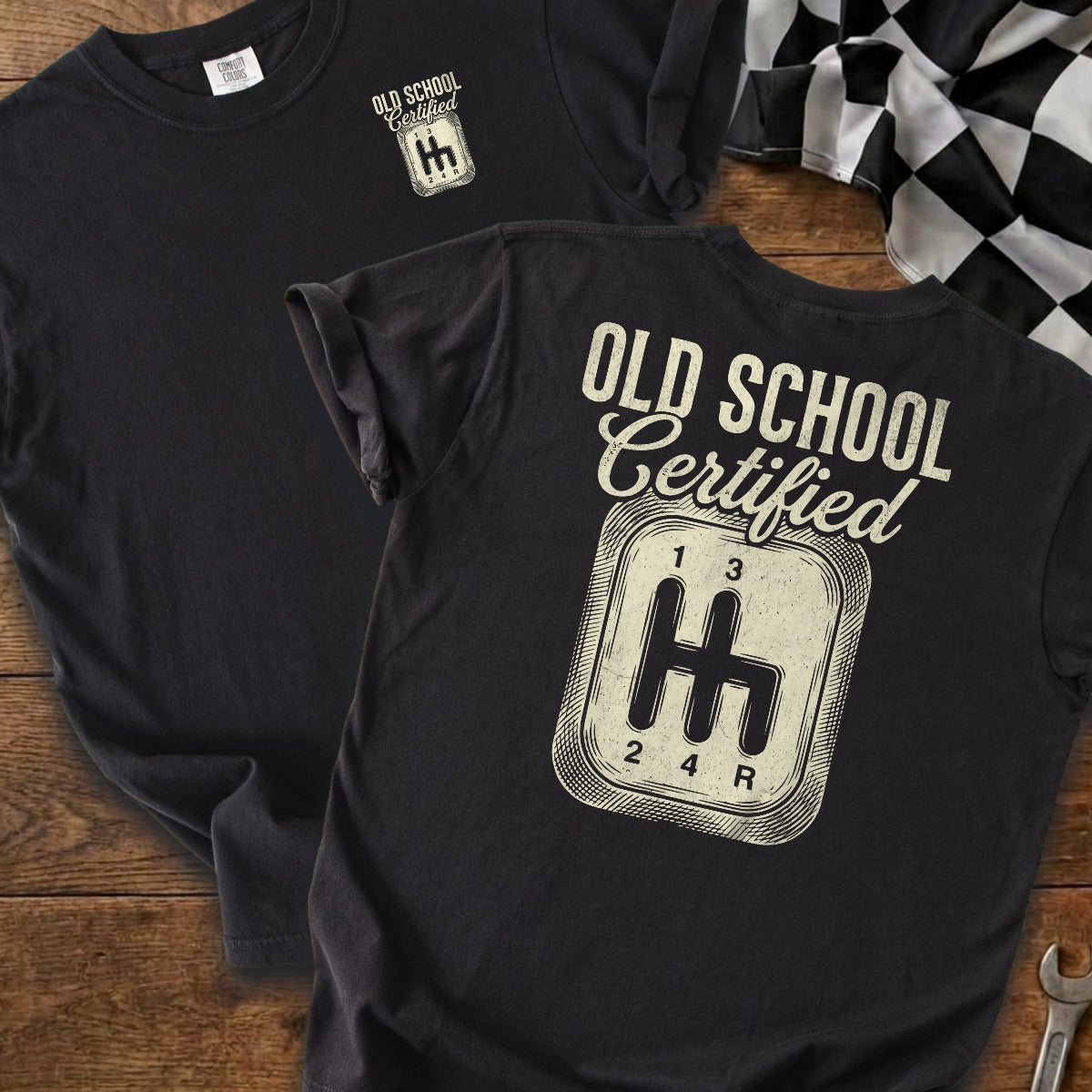 Black | Left Chest + Back