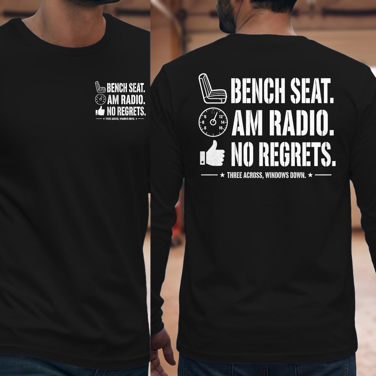 Black | Front & Back