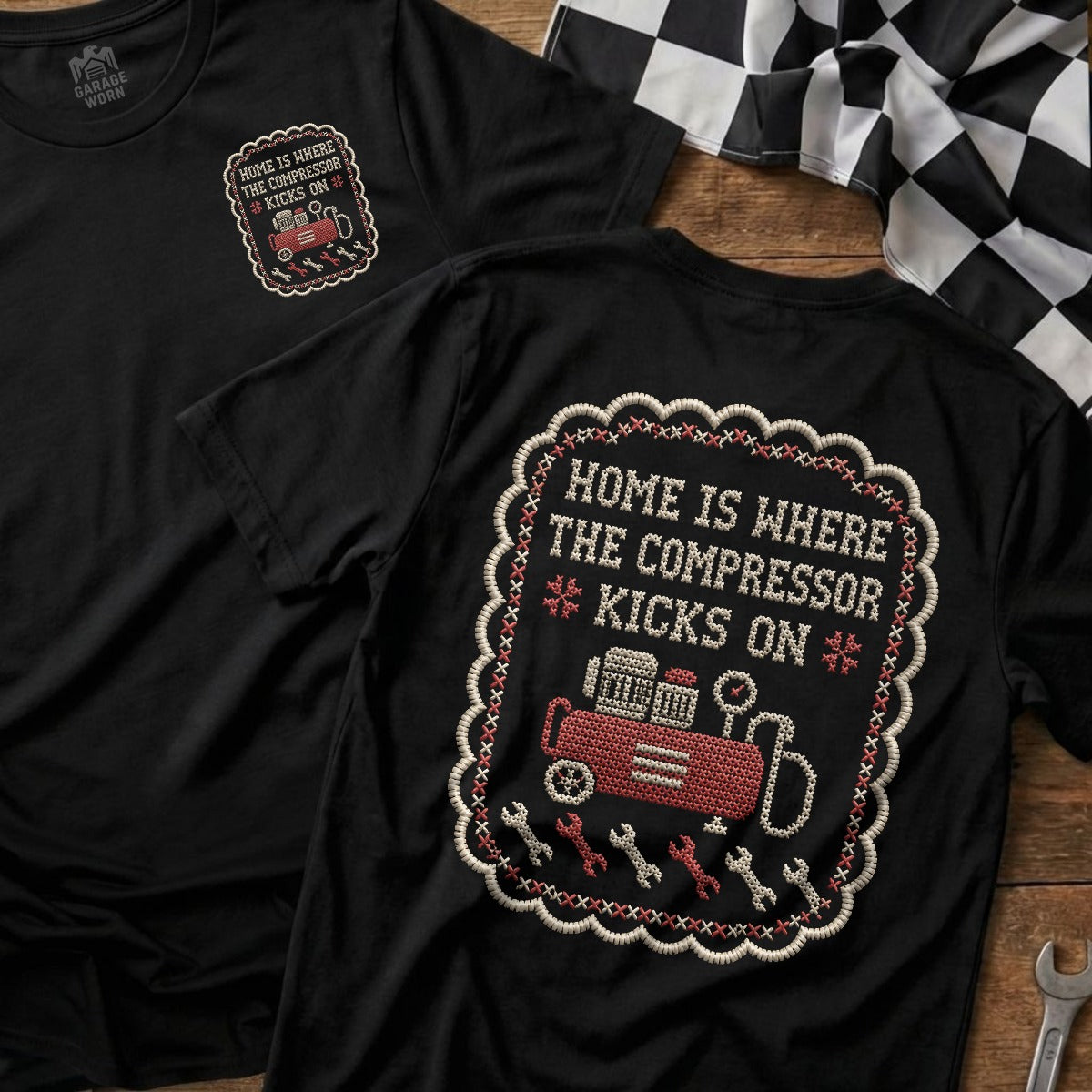 Black | Front & Back