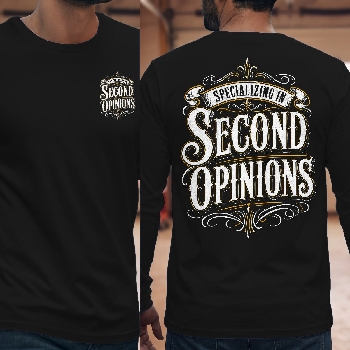 Black | Front & Back