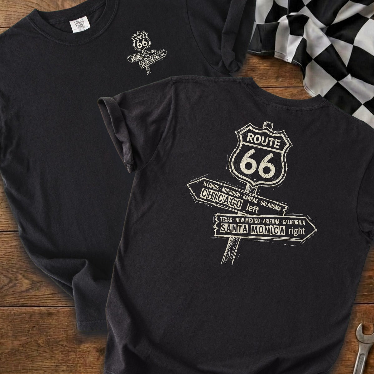 Black | Front & Back