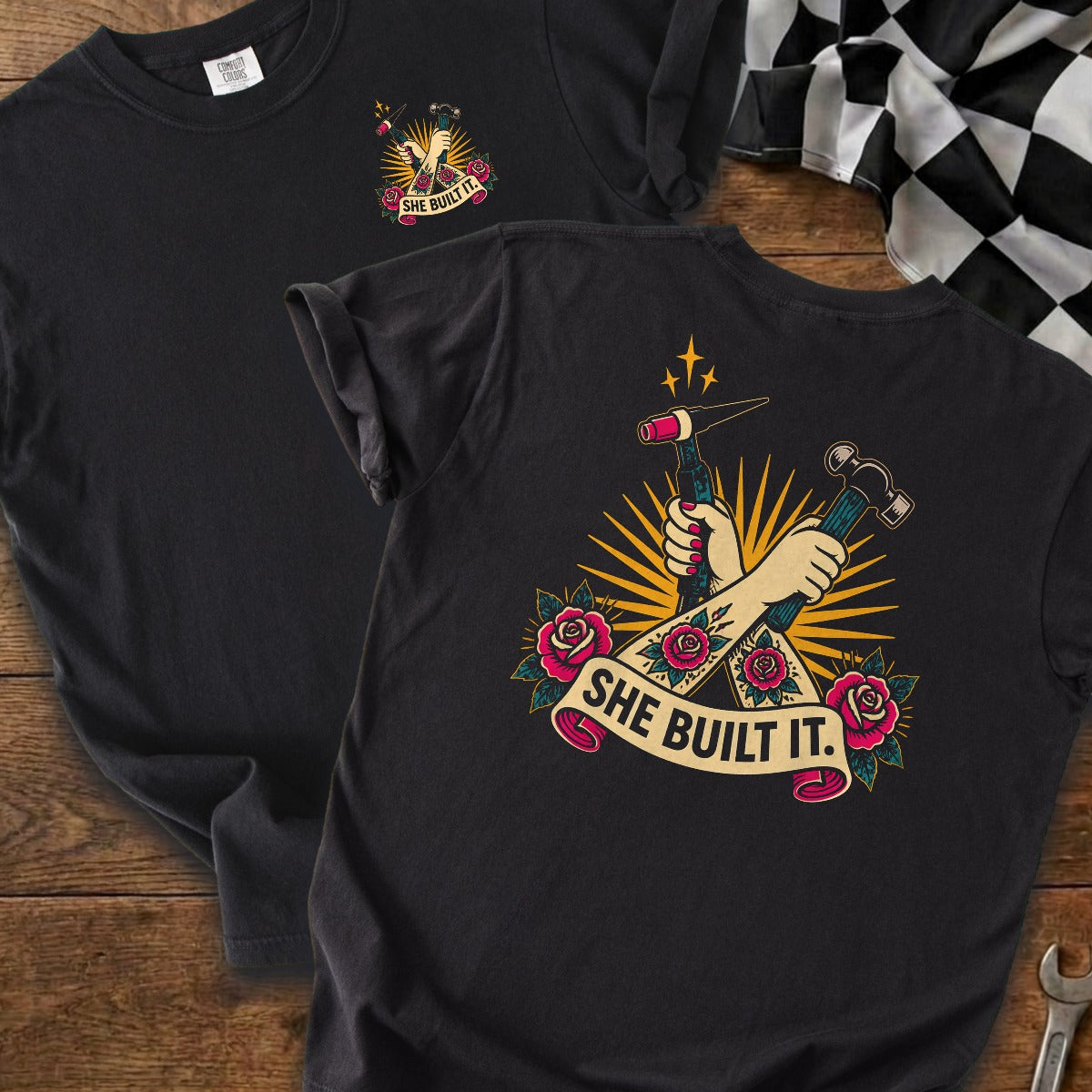 Black | Front & Back