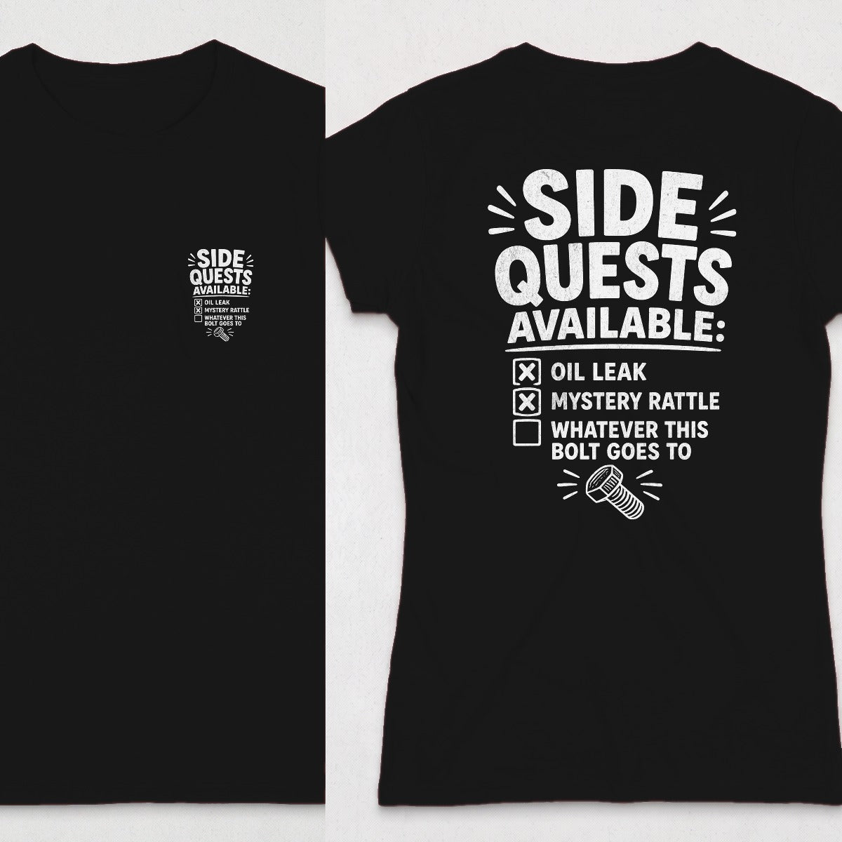Black | Front & Back