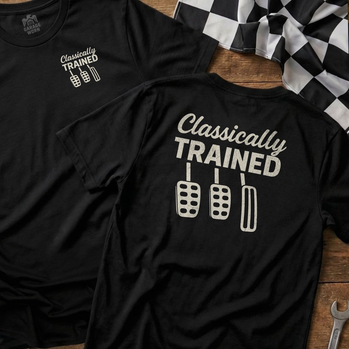 Black | Left Chest + Back
