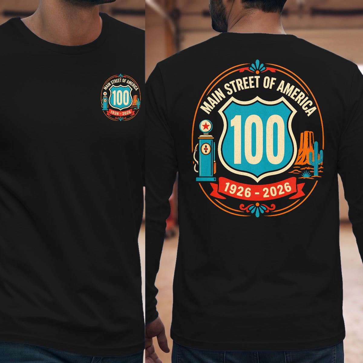 Black | Front & Back