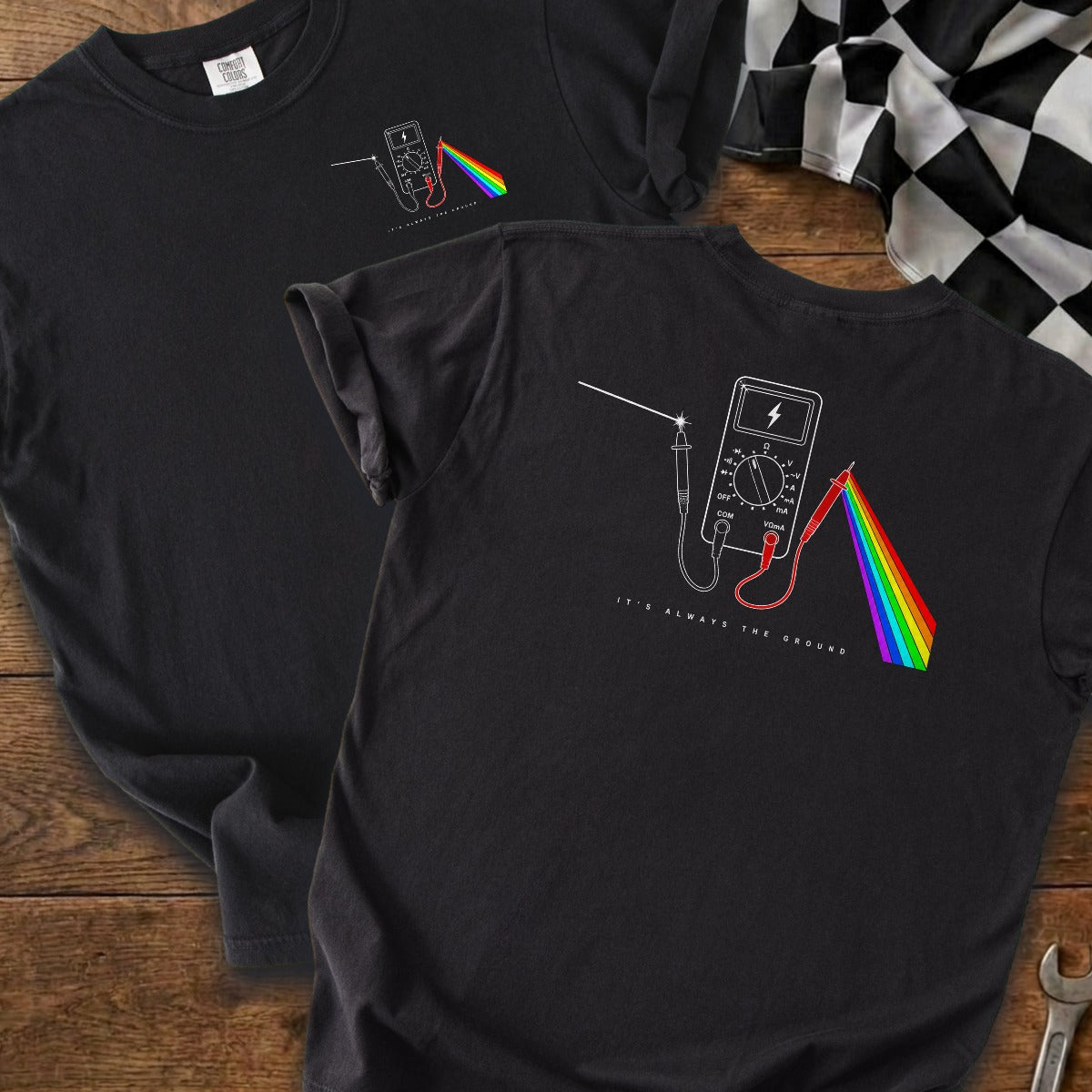 Black | Front & Back
